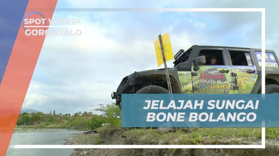 Jelajahi Sungai Bone Bolango dengan Mobil Off Road, Gorontalo
