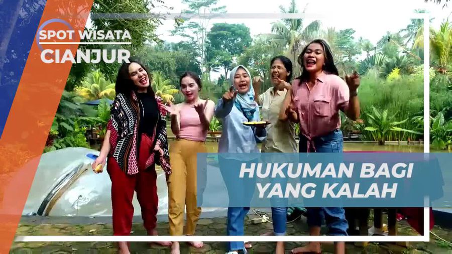 Hadapi Hukuman Seru Setelah Bermain Water Ball di Cianjur
