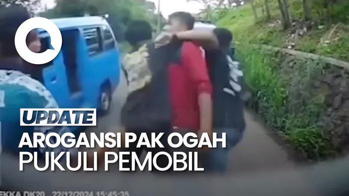 Video: Sederet Fakta Pemobil Dipukuli Pak Ogah di Puncak hingga Istri Potensi Keguguran