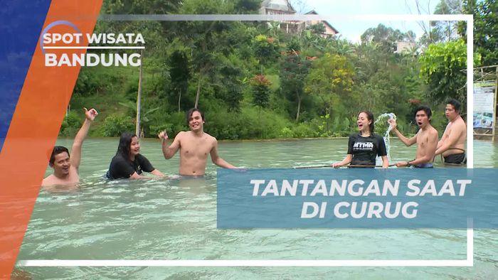 Mencoba Tantangan Seru Saat Berada di Curug Cipanas Nagrak Bandung