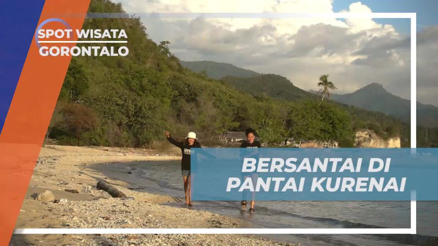 Bersantai Sambil Menikmati Sunset di Pantai Kurenai, Gorontalo