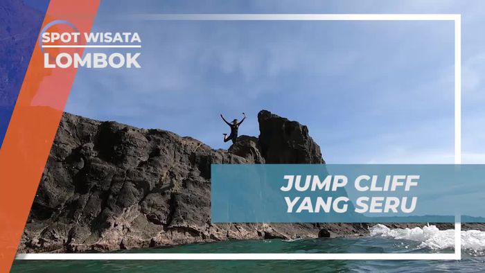 Sensasi Jump Cliff di Pantai Jagok, Lombok