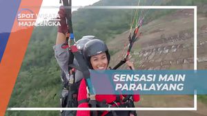 Menikmati Pemandangan Menakjubkan Saat Paralayang di Majalengka