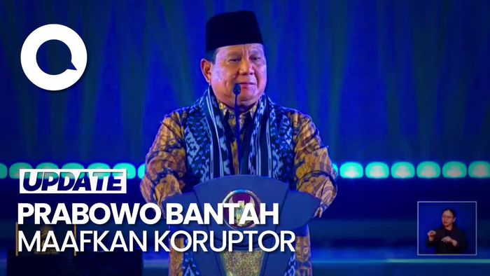 Video Prabowo Bantah Maafkan Koruptor: Kembalikan yang Kau Curi, Enak Saja!