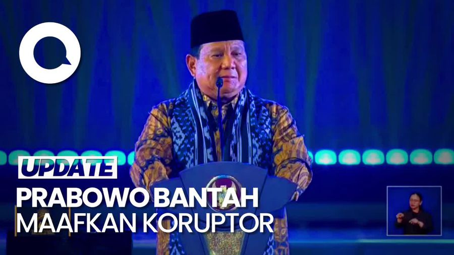 Video Prabowo Bantah Maafkan Koruptor: Kembalikan yang Kau Curi, Enak Saja!