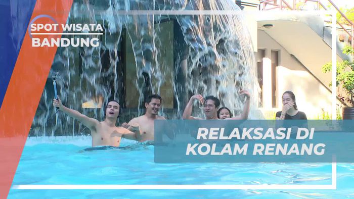 Relaksasi dengan Pancuran Kolam Renang Penginapan, Bandung