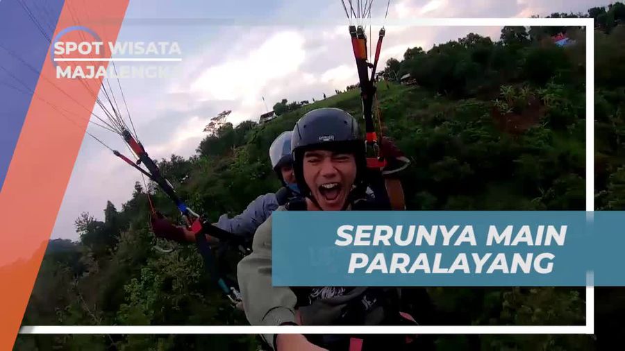 Rasakan Adrenalin Saat Bermain Paralayang di Majalengka