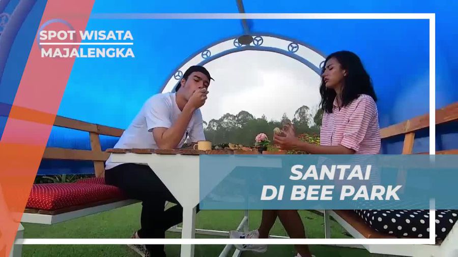 Santai di Taman Bunganya Bee Park, Majalengka