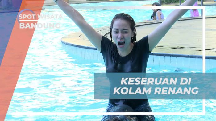 Merasakan Keseruan Bermain di Kolam Renang Penginapan, Bandung