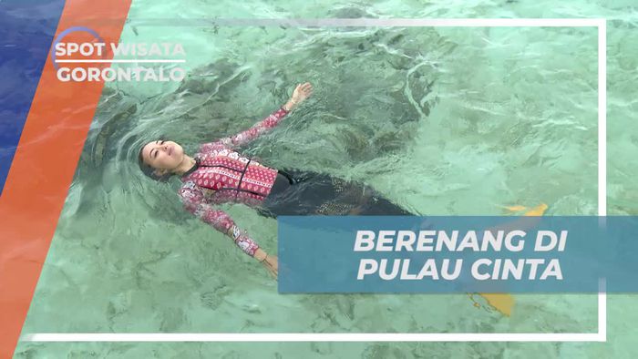 Berenang Santai di Laut Jernih Pulau Cinta, Gorontalo