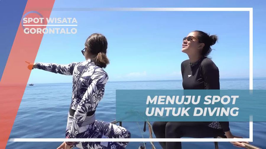Aksi Seru Menuju Spot Diving di Silvertip Grounds, Gorontalo