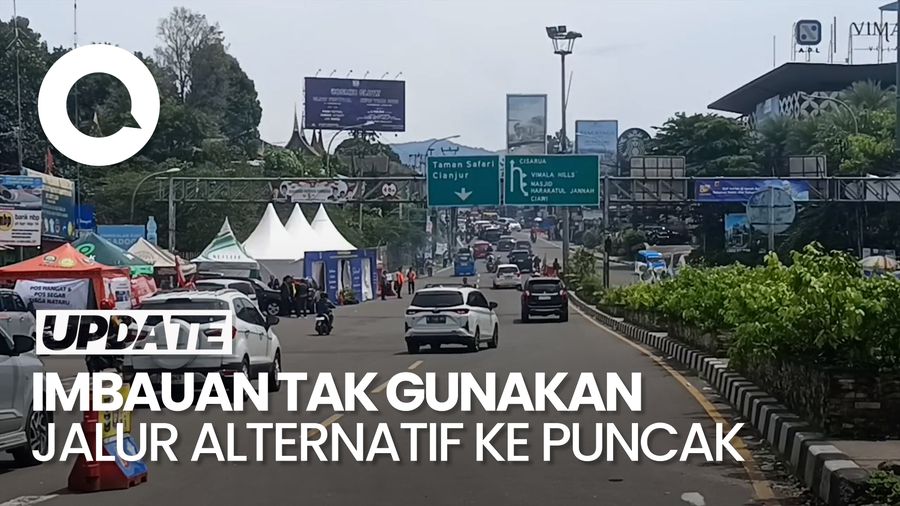 Video: Dear Pengendara, Polisi Imbau Tak Gunakan Jalur Alternatif ke Puncak Bogor