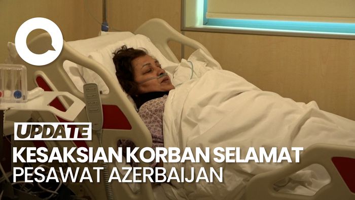 Video Korban Selamat Ungkap Ada 2 Ledakan Sebelum Pesawat Azerbaijan Jatuh