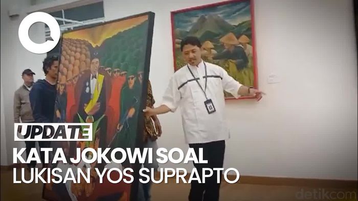 Video Jokowi soal Lukisan Yos Suprapto: Bentuk Kreativitas, Harus Kita Hargai