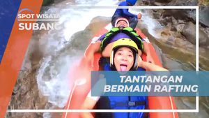 Keseru Bermain Rafting di Subang