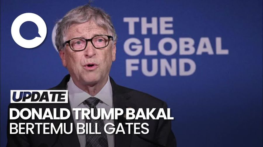 Video Reaksi Donald Trump Setelah Bill Gates Minta Bertemu
