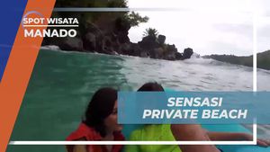 Berenang dan Bersantai di Pantai Pulisan, Manado