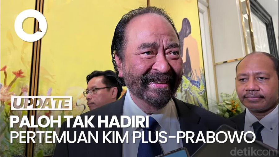 Video Paloh Tak Ikut Pertemuan KIM Plus-Prabowo, NasDem: Lagi di Luar