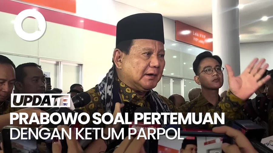 Video: Prabowo Buka Suara soal Pertemuan dengan Ketum Parpol