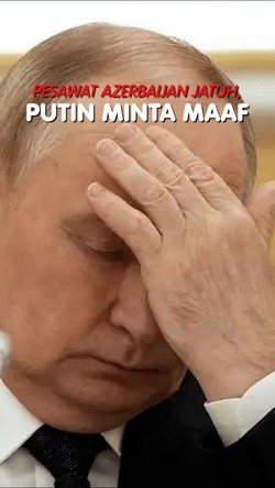 Video Putin Minta Maaf ke Presiden Azerbaijan soal Pesawat Jatuh