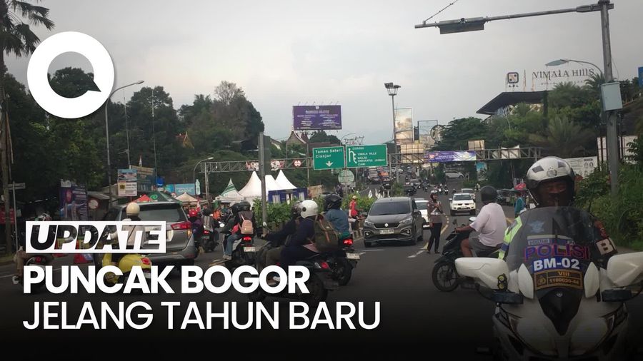 Video: H-2 Tahun Baru, 60 Ribu Kendaraan Lintasi Jalur Puncak Bogor