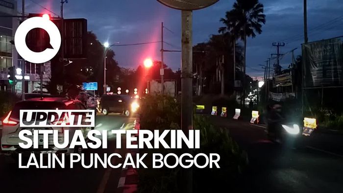 Video: Arus Lalin di Jalur Puncak Bogor Ramai Lancar Malam Ini
