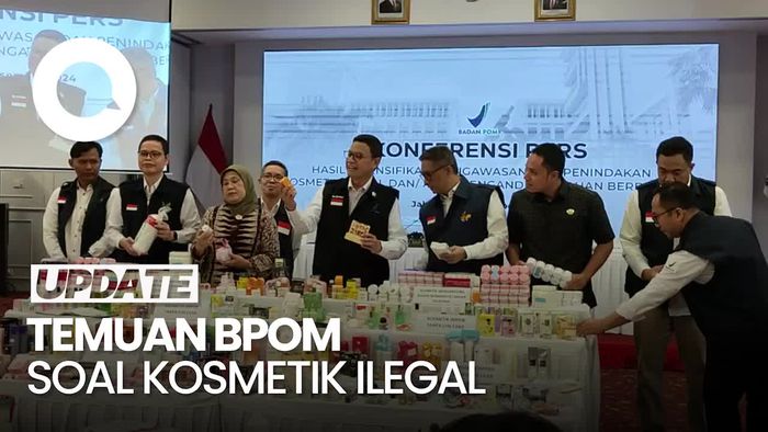 Video: BPOM Sita Kosmetik Ilegal Senilai Rp 8,9 M