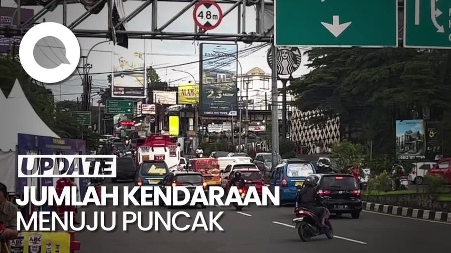Video: 24 Ribu Kendaraan Masuk Kawasan Puncak Bogor hingga Sore Ini