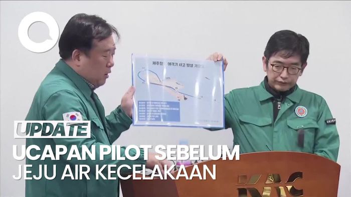 Video Ucapan Pilot Jeju Air Sebelum Kecelakaan: Mayday-Tabrakan Burung