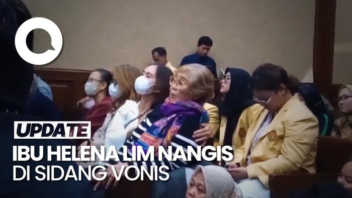 Video Ibu Helena Lim Nangis di Sidang Vonis Anaknya: Tukar Aja Pakai Nyawaku