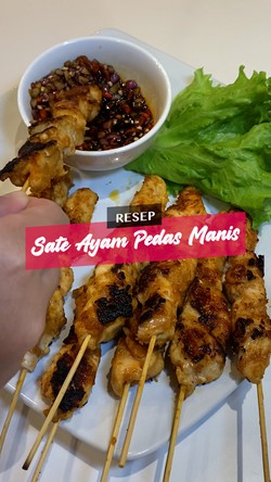 Unik tapi Sedap Sate Ayam Pakai Selai Kacang, ini Resepnya