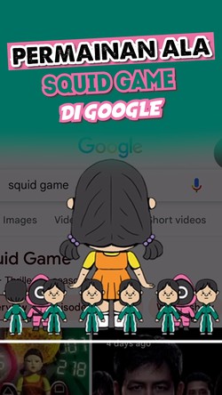 Video: Main Game Green Light Red Light Squid Game di Google!