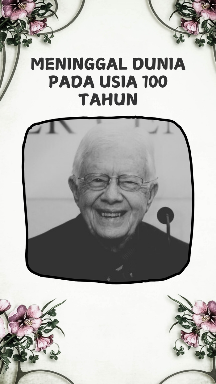Video Mantan Presiden AS Jimmy Carter Meninggal Dunia Pada Usia 100 Tahun