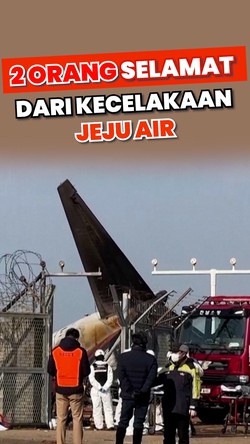 Video: Posisi Duduk 2 Orang yang Selamat dari Kecelakaan Jeju Air