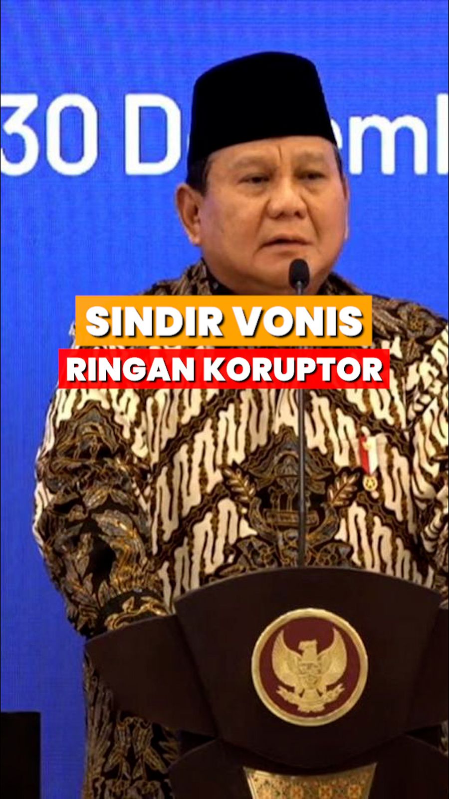 Video Prabowo Sentil Hakim: Rampok Ratusan Triliun, Vonisnya Sekian Tahun
