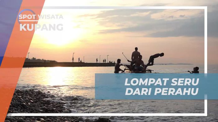 Melompat Ke Laut dan Nikmati Senja Indah di Pantai Lasiana Kupang