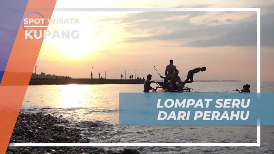 Melompat Ke Laut dan Nikmati Senja Indah di Pantai Lasiana Kupang