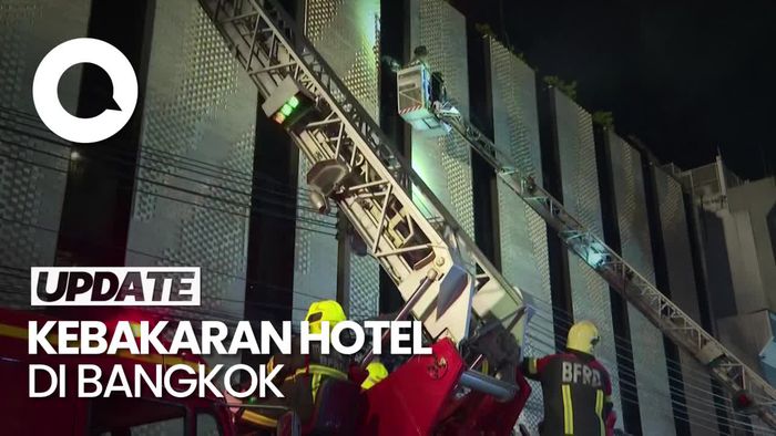 Video: Kebakaran Hotel 5 Lantai di Bangkok, 3 Turis Tewas