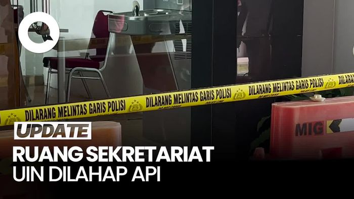 Video: Kebakaran Gedung Rektorat UIN Jakarta Melahap Ruang Sekretariat