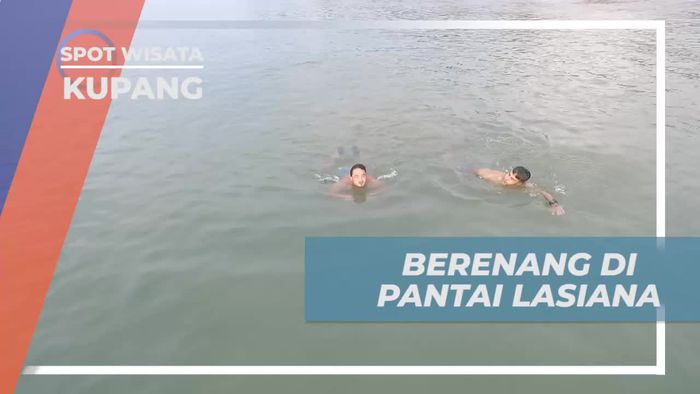 Berenang Segar di Laut Jernih Pantai Lasiana Kupang
