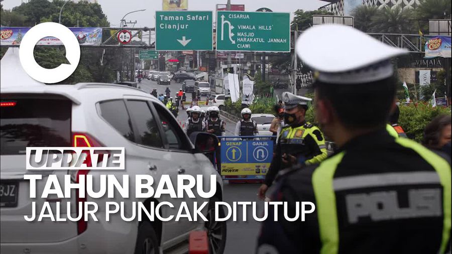 Video: Catat! Jalur Puncak Ditutup Mulai Pukul 18.00 WIB Besok