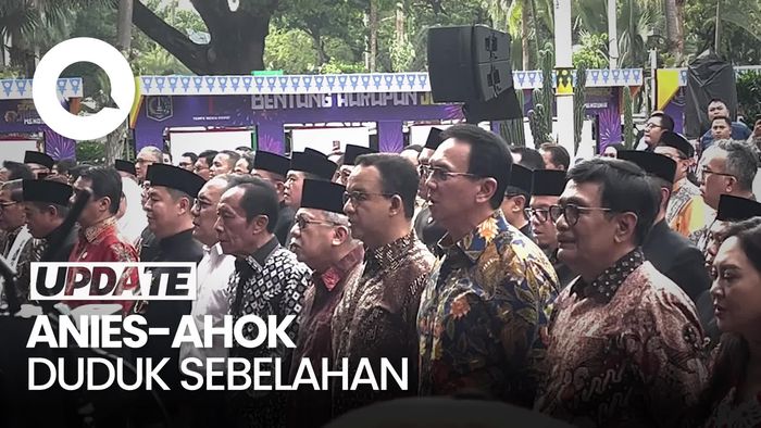 Video Anies dan Ahok Duduk Sebelahan Saat Hadiri Acara di Balkot