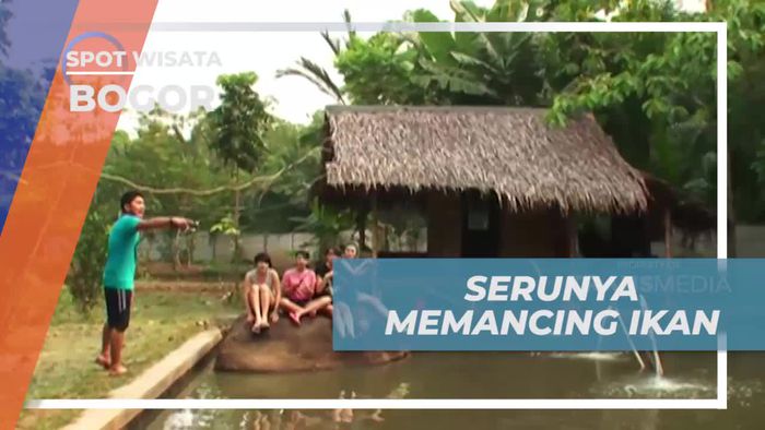 Keseruan Memancing Ikan di Bogor