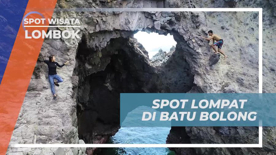 Menguji Adrenalin dengan Lompat di Tebing Batu Bolong, Lombok