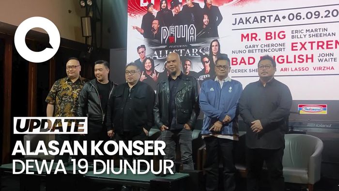 Video: Konser Dewa 19 Featuring All Star 2.0 Diundur hingga September 2025