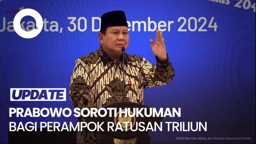 Video Pandangan Skeptis Prabowo: Rampok Ratusan Triliun, Di Penjara Pakai AC
