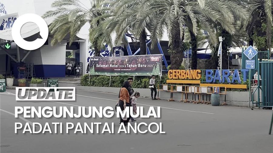 Video Suasana Ancol Jelang Malam Tahun Baru