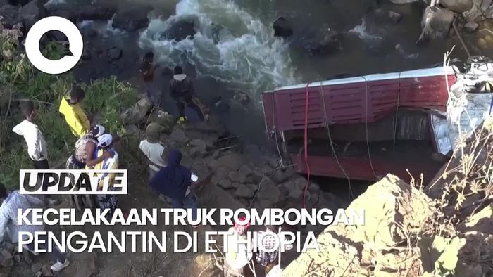 Video: Truk Rombongan Pengantin Jatuh ke Sungai Ethiopia, 71 Orang Tewas