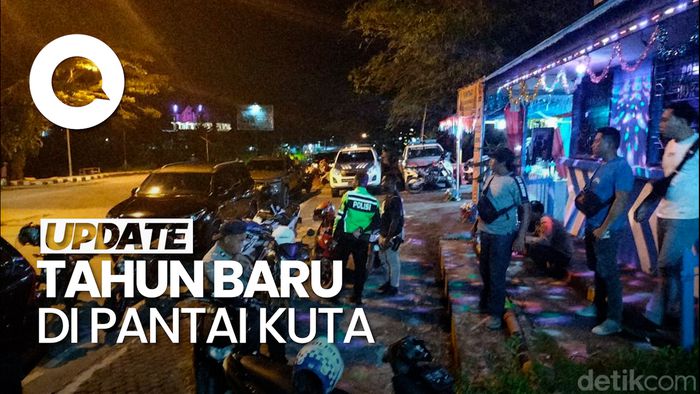 Video: Kemeriahan Perayaan Malam Tahun Baru di Pantai Kuta Bali