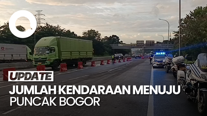 Video: Sebanyak 23 Ribu Kendaraan Menuju Puncak Bogor Jelang Malam Tahun Baru